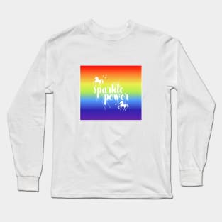 Sparkle Power Unicorns Long Sleeve T-Shirt